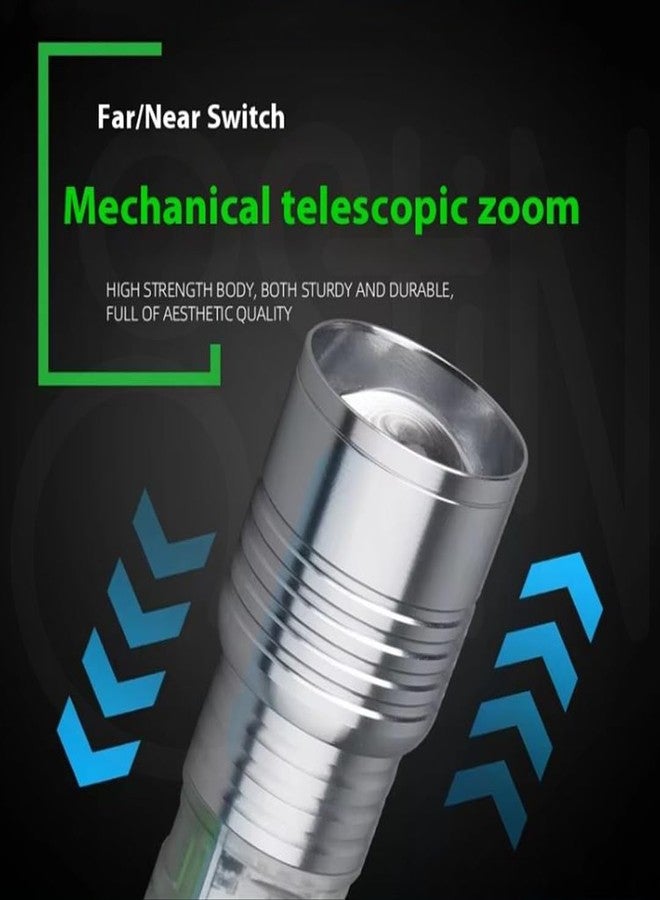 Ostin مصباح أوستين LED فائق السطوع، مصباح يدوي صغير قابل لإعادة الشحن، مزود بضوء أحمر وأشعة فوق بنفسجية وزرقاء، مثالي للجري الليلي، والمشي لمسافات طويلة في الهواء الطلق، والإصلاحات الداخلية، والتخييم. - Image 5